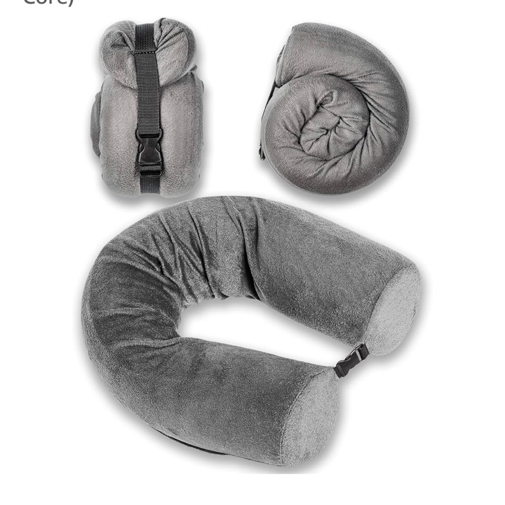NWT Gray Travel Neck Pillow